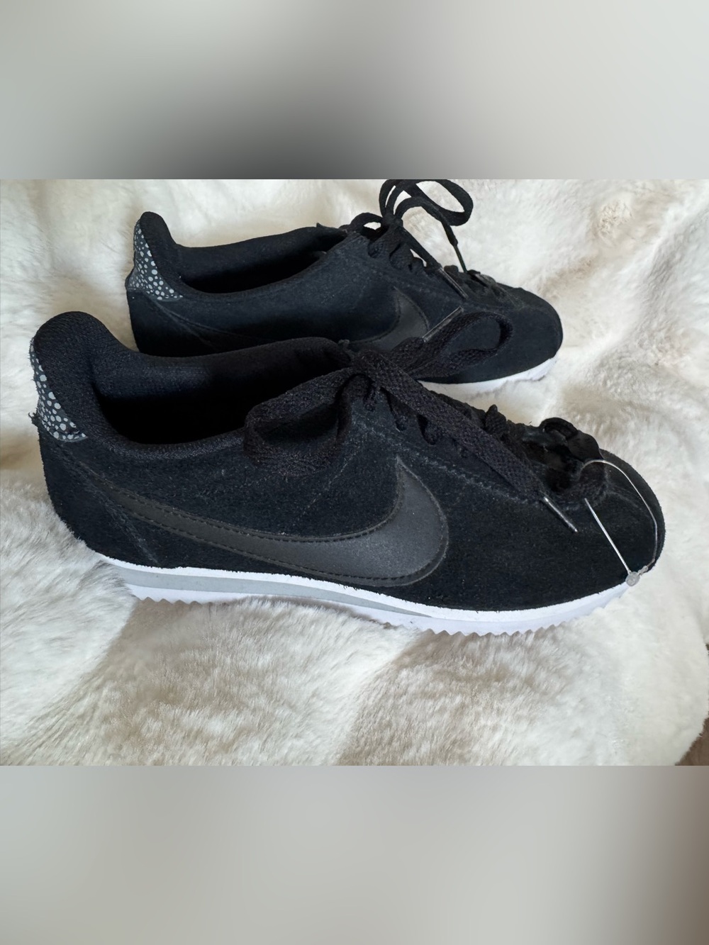 Nike Women’s Black Suede Cortez 6.5 sneakers